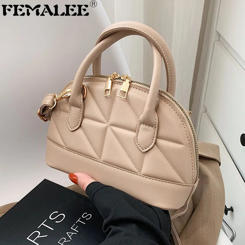 Quilted Crossbody Bag Chain Small Women's Tote Handbag