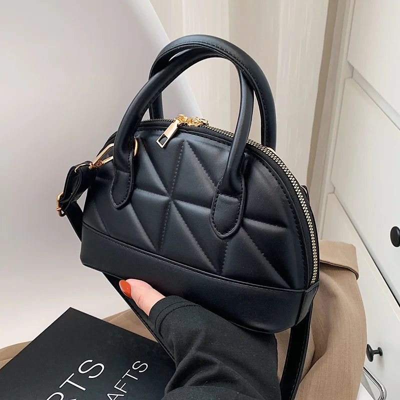 Quilted Crossbody Bag Chain Small Women's Tote Handbag