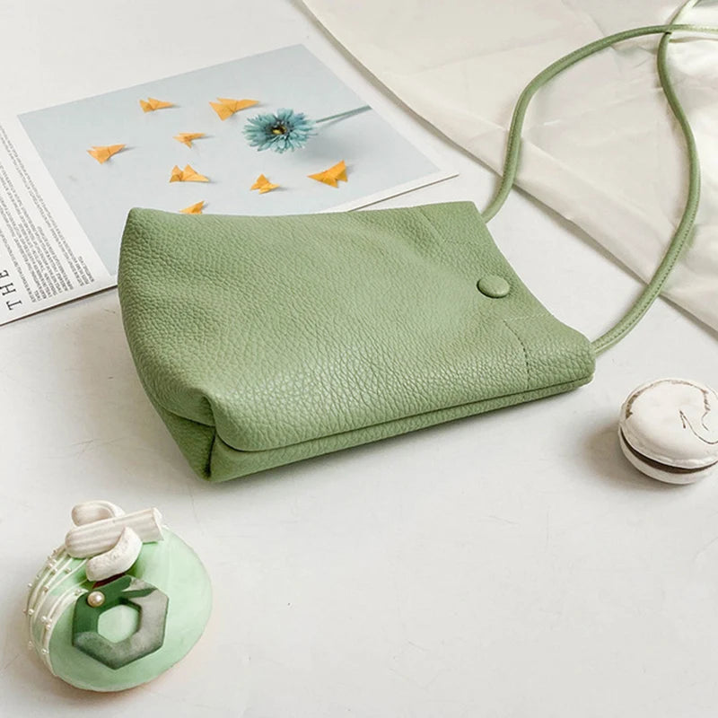 Women's Small Shoulder Bag Pu Leather Crossbody Messenger Bag