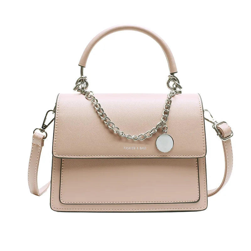 Small Pu Leather Shoulder Bag for Girls Green Yellow B069