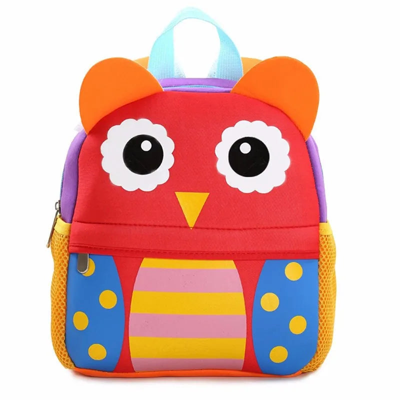 3D Animal Backpack Kids School Bags For Girls Boys
