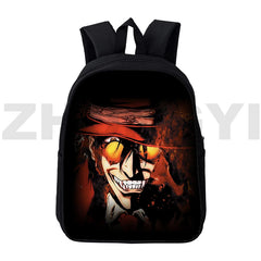 3D Printed Alucard Eyes Backpack 12/16 Inch Harajuku Bookbag