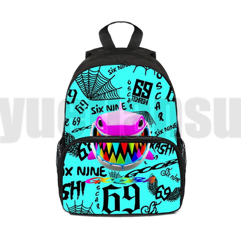 6IX9INE GOOBA 3D Print Backpack Boys Girls School Bag Children Bookbag