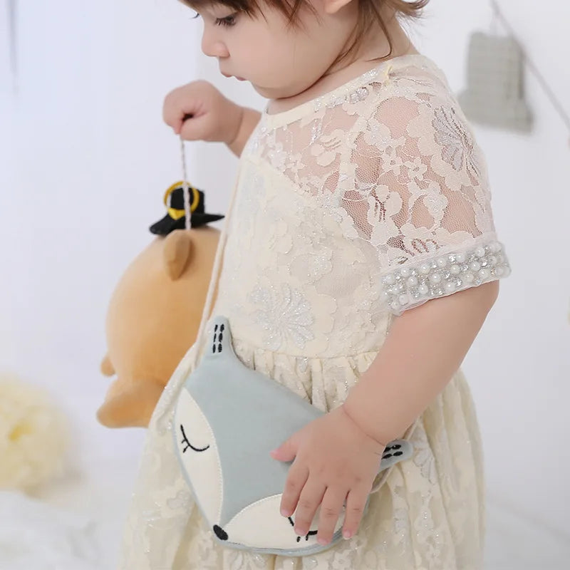 Adorable Fox Messenger Bag and Coin Purse Set for Kids