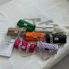 Chain Armpit Bag Solid Shoulder Bag Women's Handbag