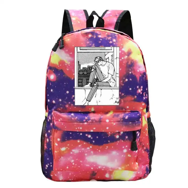 Nylon Backpack School Bag for Girls