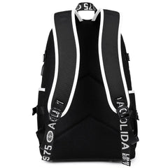 Anime Kakashi Sasuke Itachi USB School Bag Large Capacity Student Schoolbags