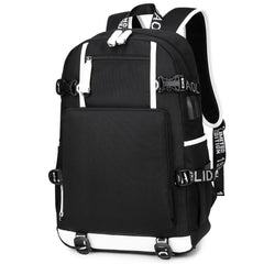 Anime Kakashi Sasuke Itachi USB School Bag Large Capacity Student Schoolbags