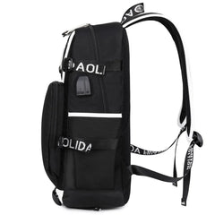 Anime Kakashi Sasuke Itachi USB School Bag Large Capacity Student Schoolbags