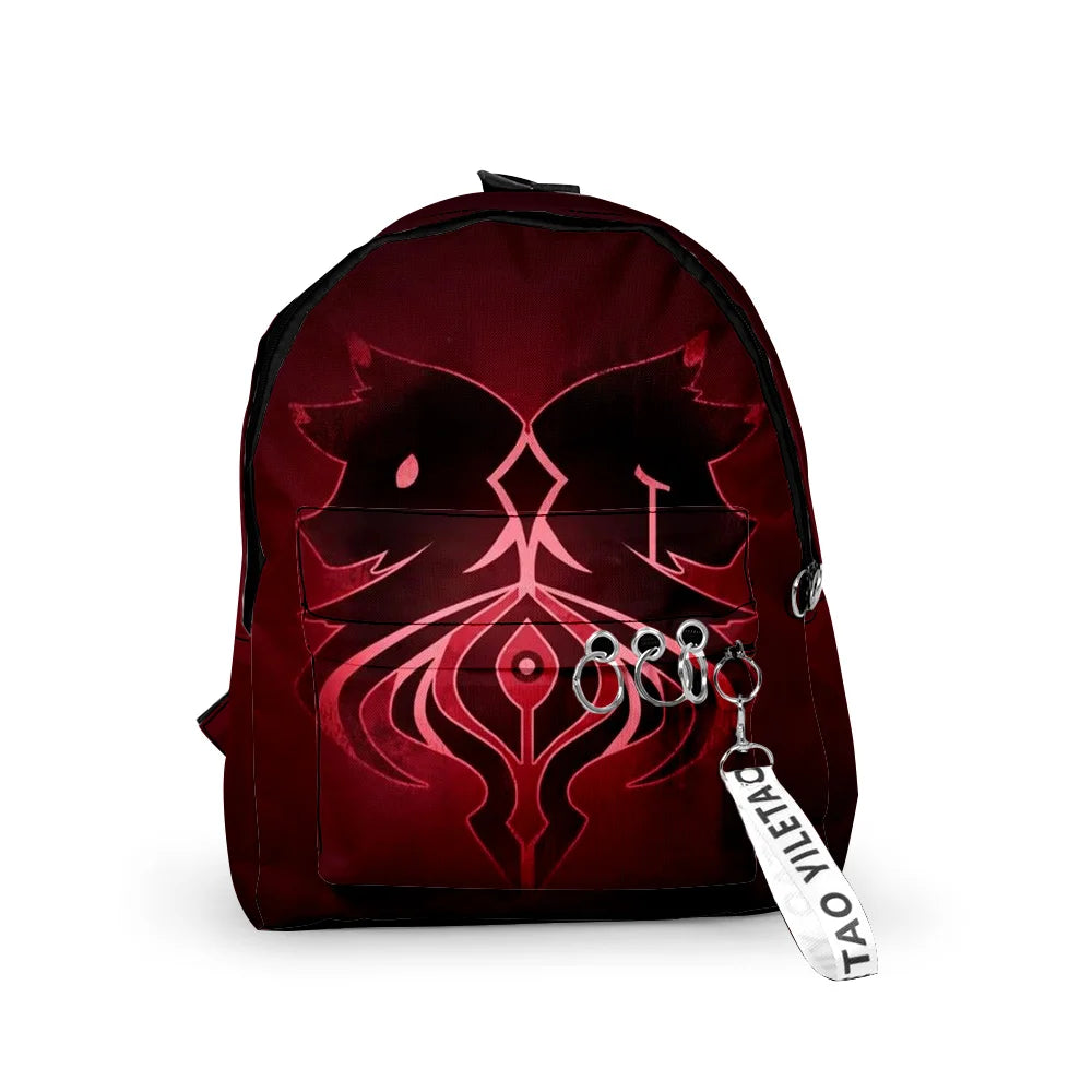 Aphmau Cat Backpack Oxford Girls School Travel Bag