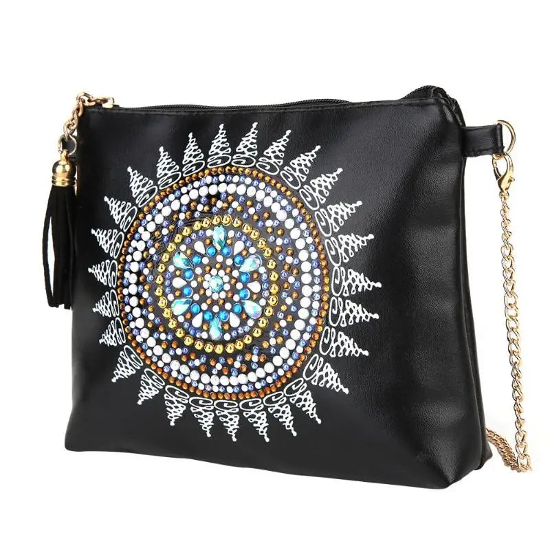 5D DIY Diamond Painting Leather Crossbody Bag Chain Bags