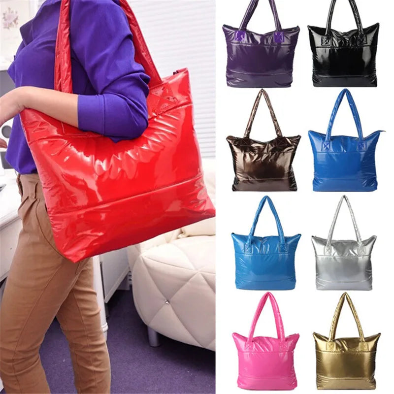 Women Messenger Bag Space Solid Tote Handbag Shoulder Bag