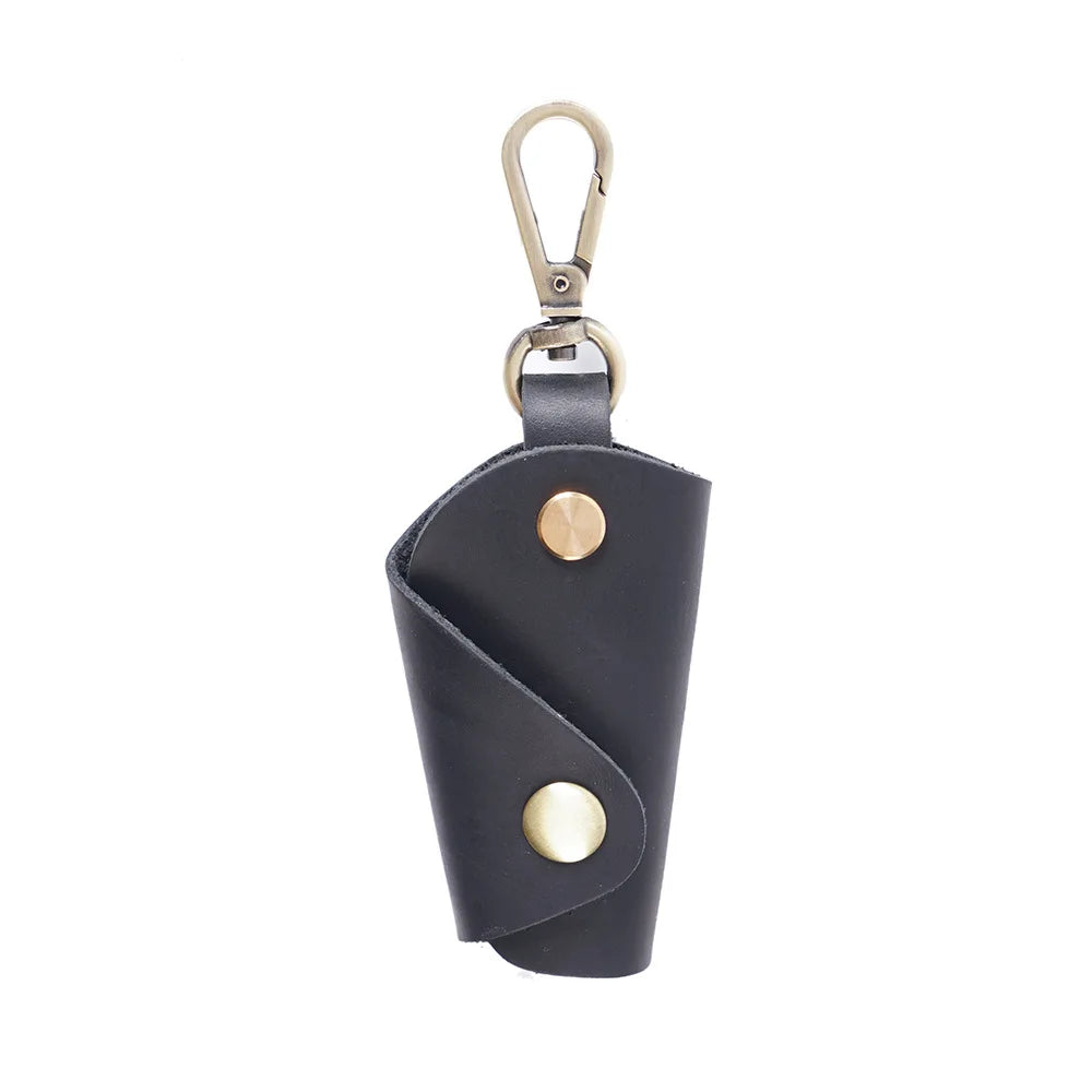 Crazy Horse Leather Key Holder Vintage Key Bag