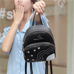 Arrival Mini Backpack Leather Summer Pure Pattern Multi-Functional Girls' Small