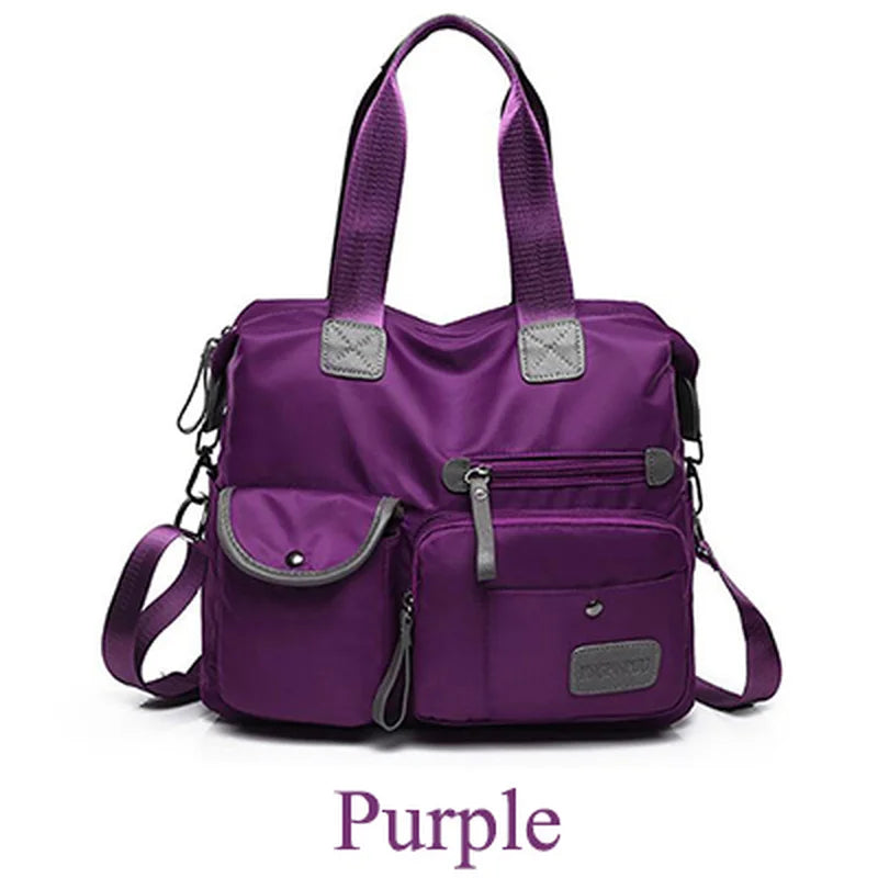 Nylon Womensmessenger Bag - Large Capacity Handbag