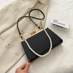 Retro PU Leather Women Handbag Lady Lock Crossbody Messenger Bag