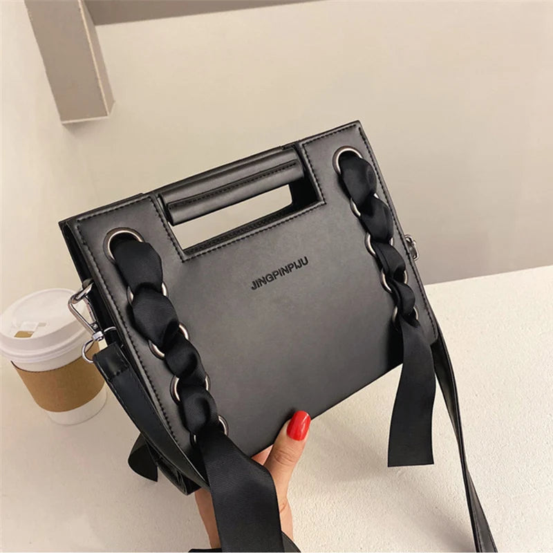 Arrival Square Shoulder Bags for Women PU Leather Crossbody Messenger Handbags