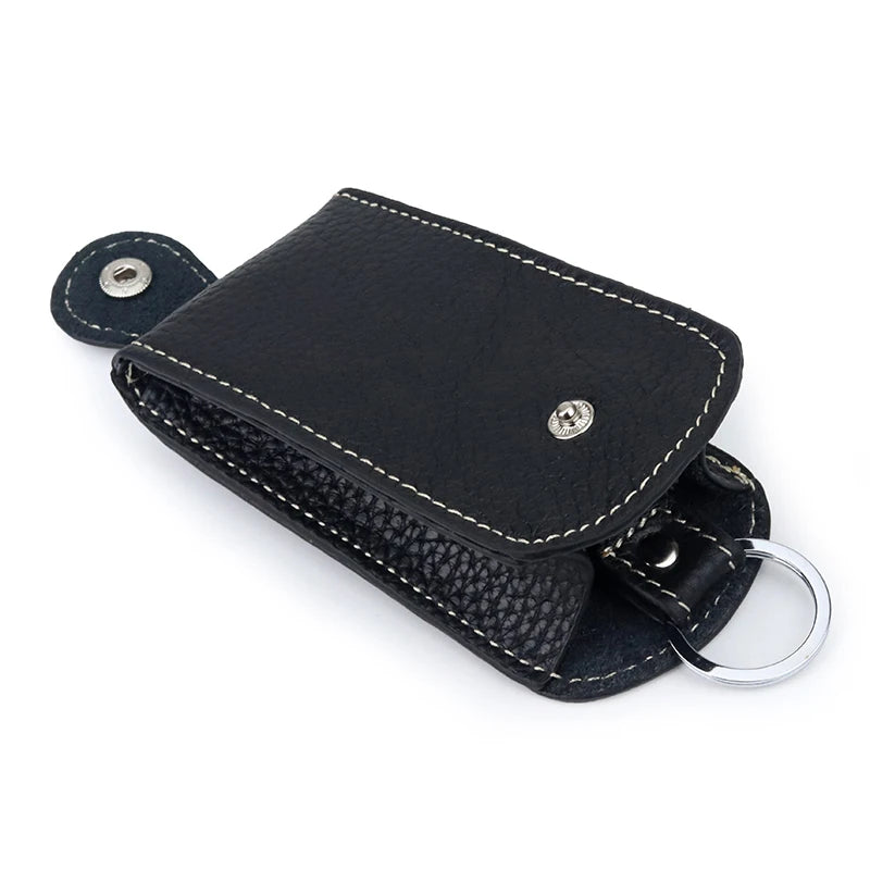 Men's Cowhide Leather Key Wallet with Arrivals Guarantee