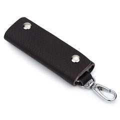 Men Vintage Leather Key Wallet Housekeeper Key Chain