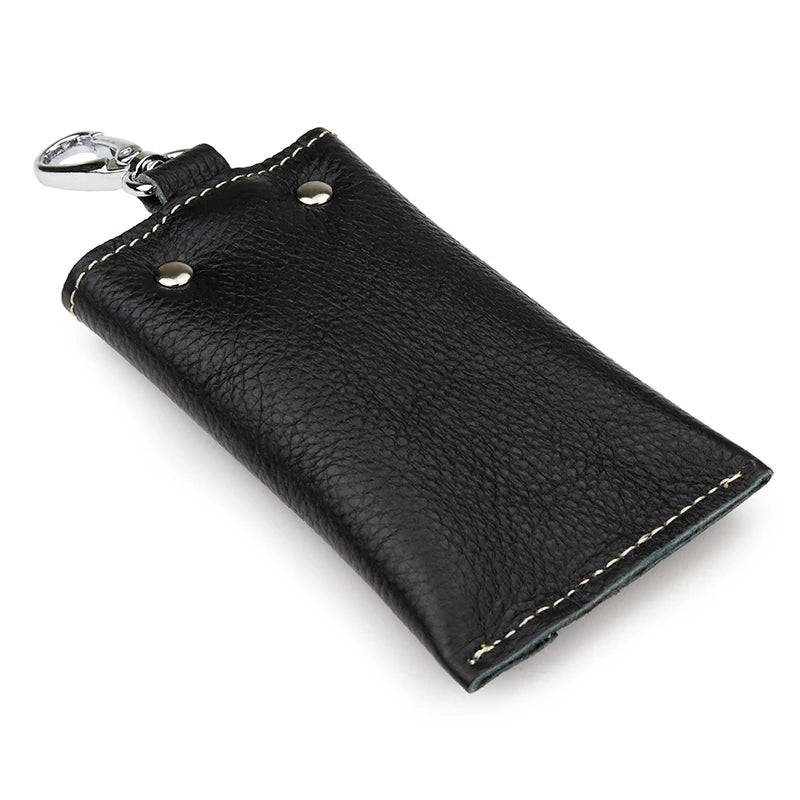 Vintage Style Leather Key Holders Multi-function Men Key Wallet