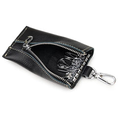 Vintage Style Leather Key Holders Multi-function Men Key Wallet