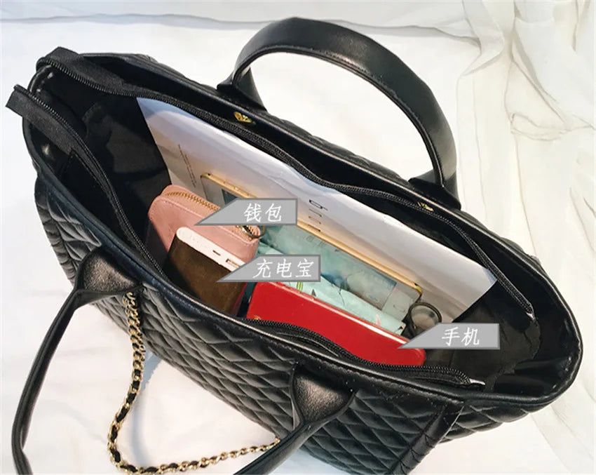 Women's Plaid Shoulder Bag