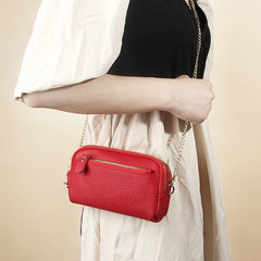 Leather Chains Crossbody Shoulder Bags Handbags Wallets