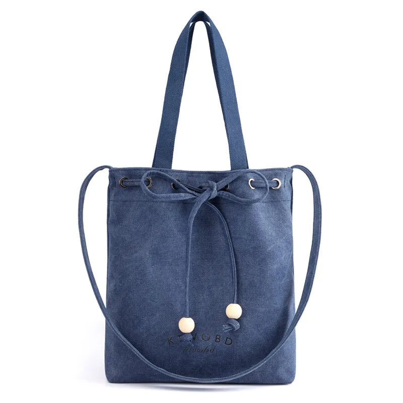Women's Canvas Casual Shoulder Bag Large Capacity Purses Bags
