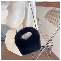 Sweet Womens Plush One Shoulder Handbag