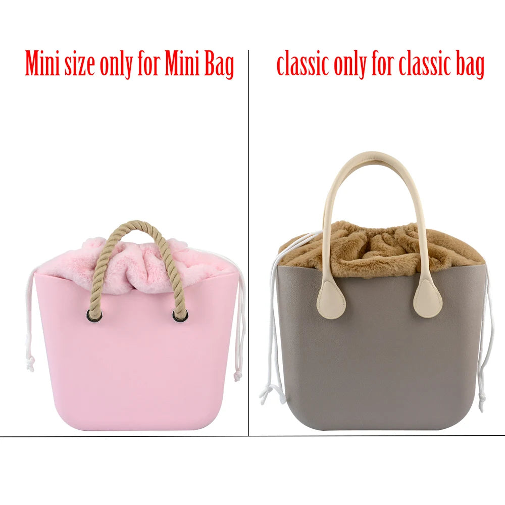 Autumn Winter Big Furry Obag Standard Organizer