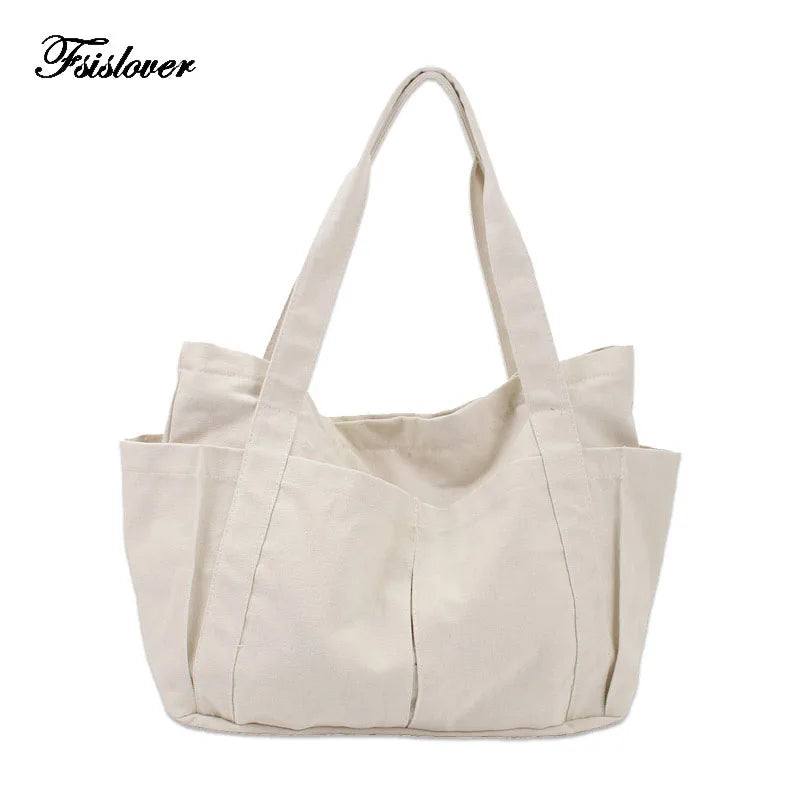 Canvas Messenger Bag Crossbody Shoulder Handbag Tote