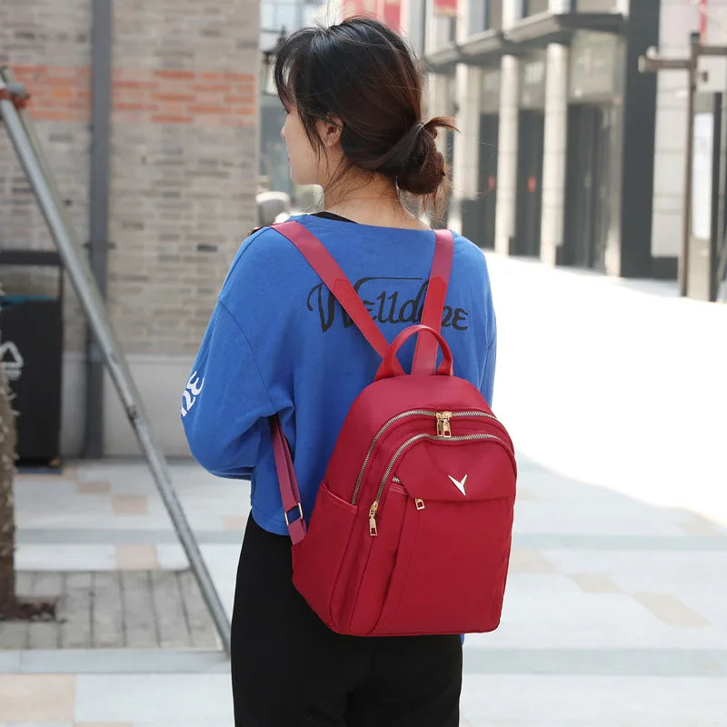 Oxford Fabric Backpack Women Shoulder Bags Travel Backpack
