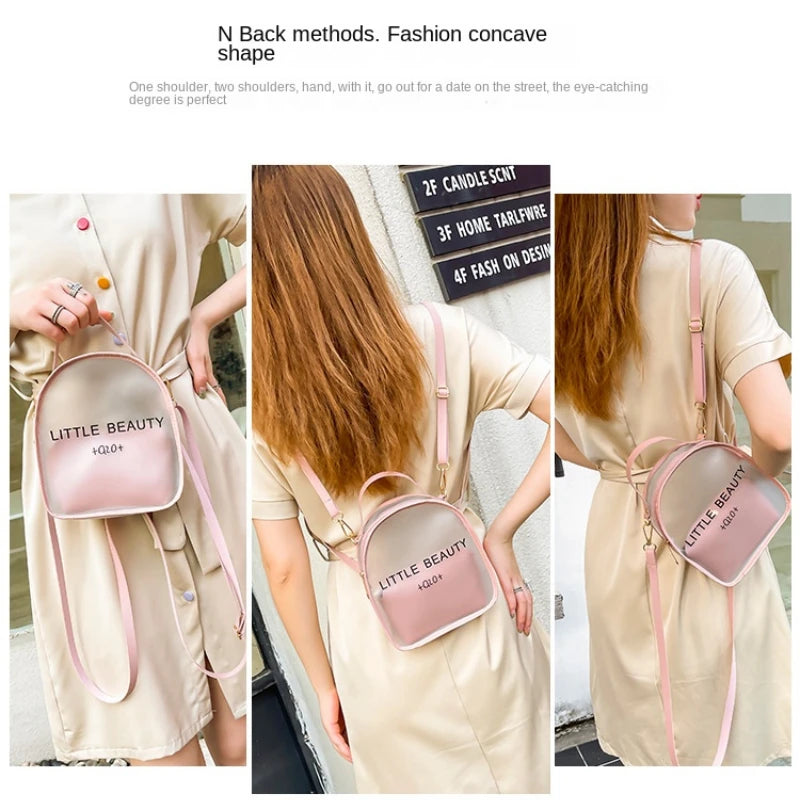 Mini Matte Women's Makeup bag Student Crossbody Bag