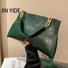 Soft Leather Crossbody Bag for Women Large Capacity Underarm Shoulder Bags