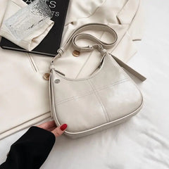 PU Leather Zipper Women Shoulder Bag Tote Handbags Purses