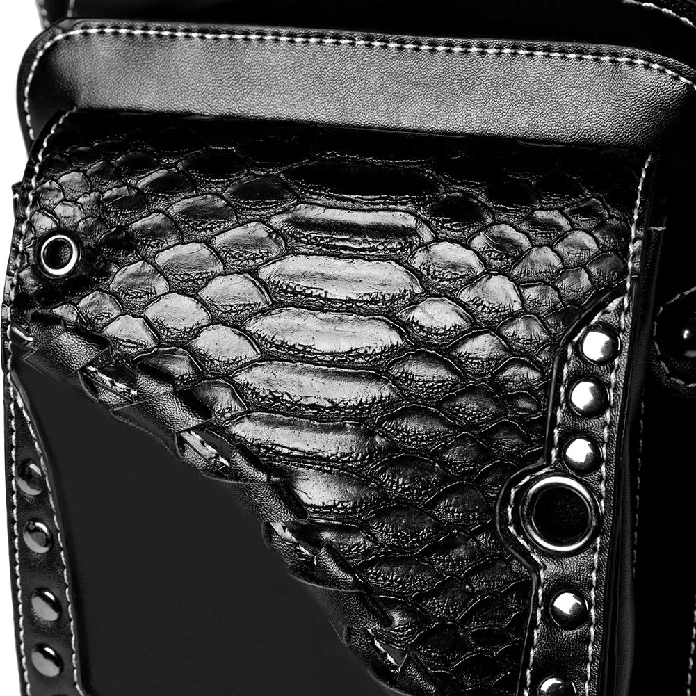 Punk Rock Waist Bag Outdoor Shoulder Messenger Bag