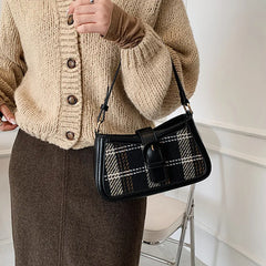 Women's Portable Messenger Bag Texture Armpit Bag