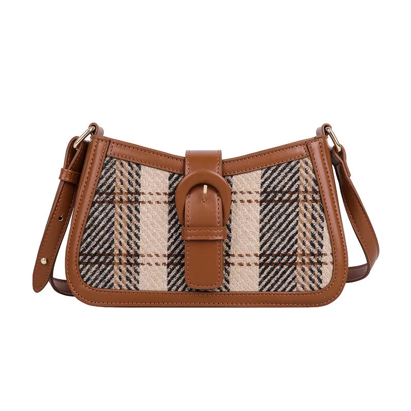 Women's Portable Messenger Bag Texture Armpit Bag