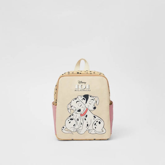 Dog Cotton Canvas Children's Backpack for Kids Boys Girls