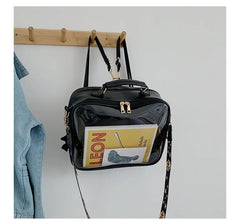 Clear Front Pocket Ita Bag Backpack for Girls