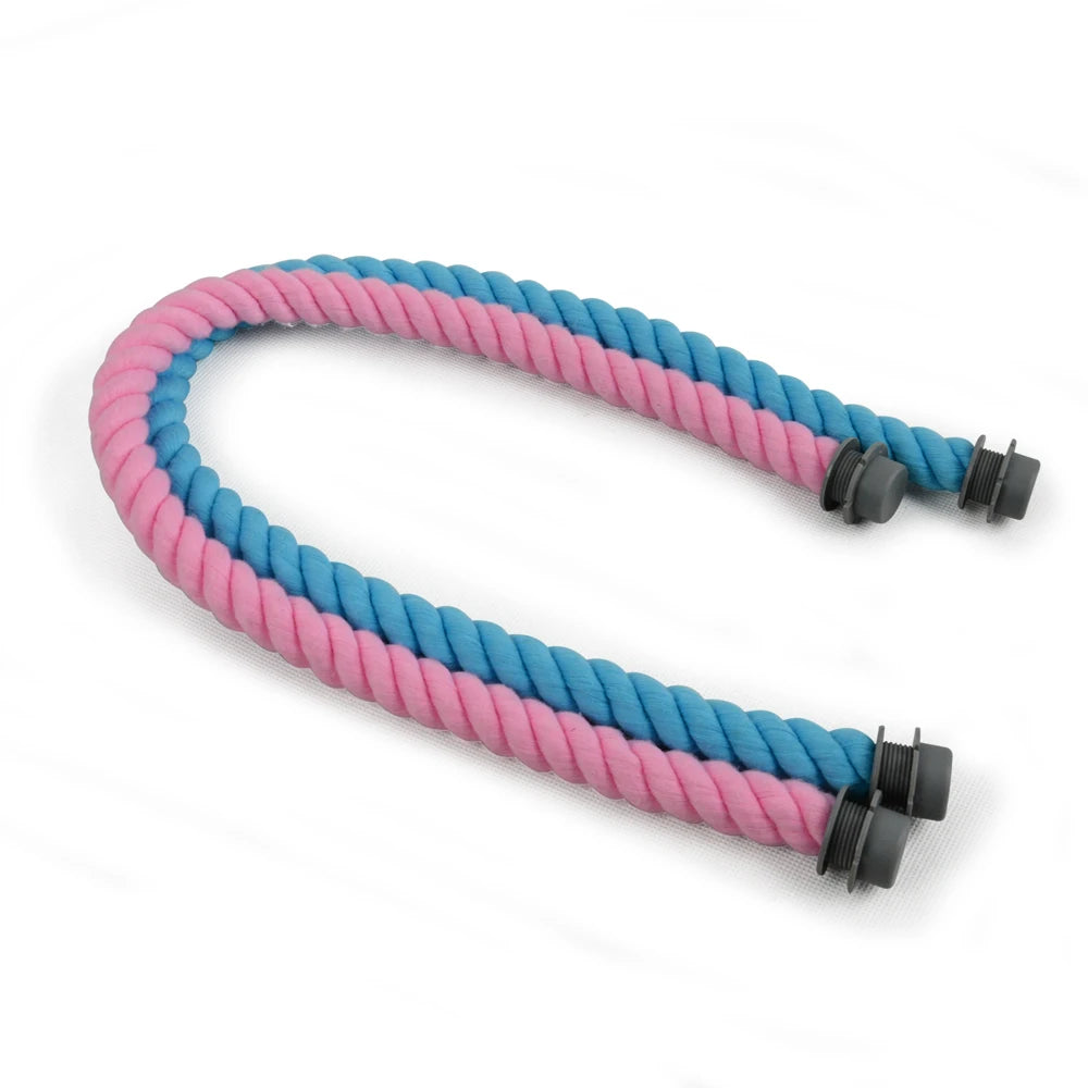 Pink Cotton Thread Rope Handles for O Bag Women's Bags