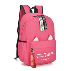 Girls Backpack Cat Ears Student School Bags Boys Kids Mochila Escolar