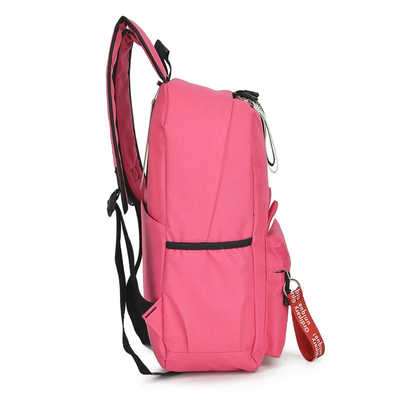 Girls Backpack Cat Ears Student School Bags Boys Kids Mochila Escolar