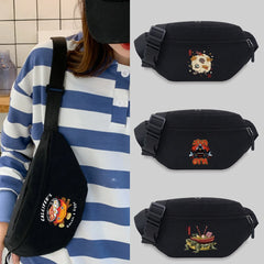 Unisex Messenger Chest Bags Student Waist Bag Japan Style Fanny Pack