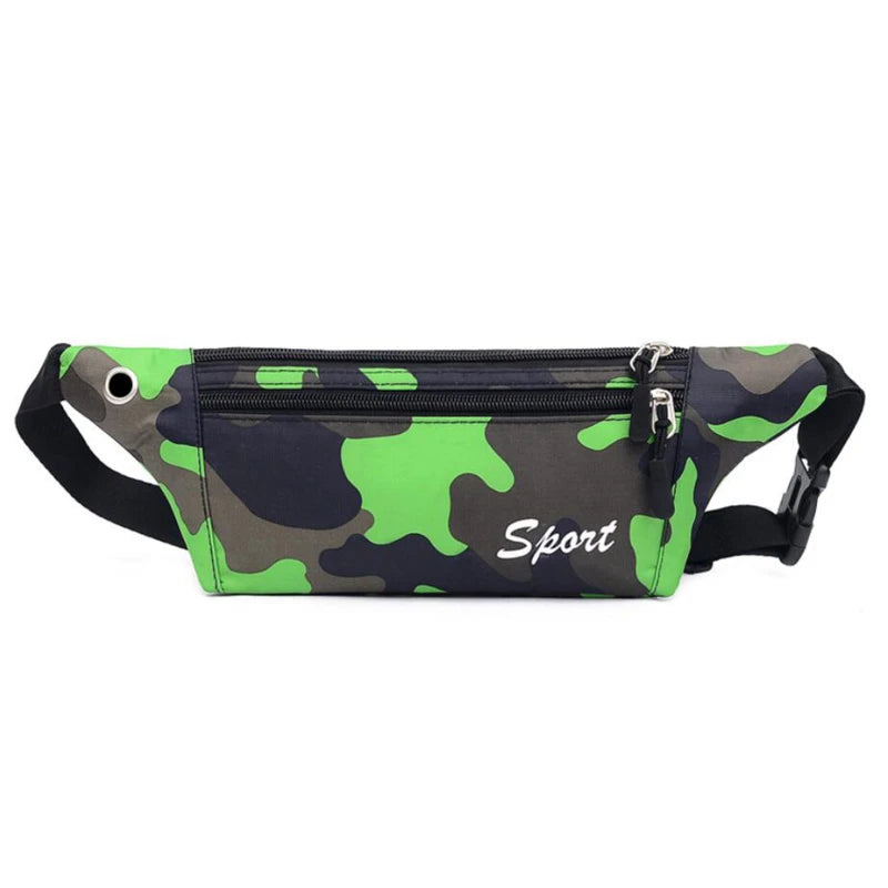 Dark Grain Camo Bum Bag Fanny Pack