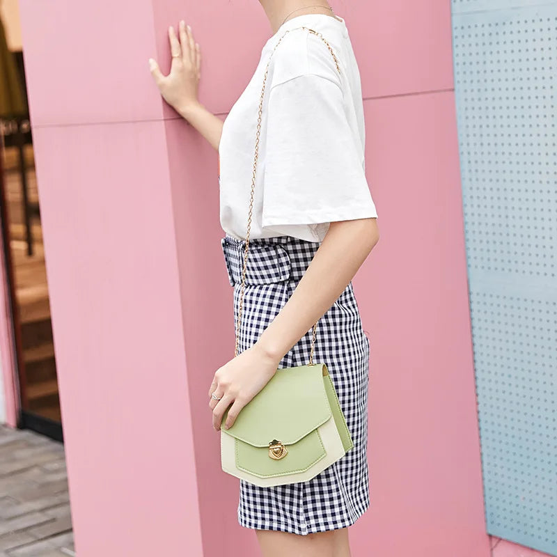 Candy Women Mini Crossbody Bag Messenger Bag TrapezoidHandbags