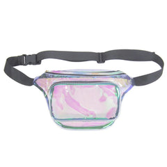 Candy PVC Women's Waist Bag Outdoor Sports Chest Bag