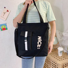 Canvas Bag Large-capacity Messenger Bag Casual Shoulder Bag