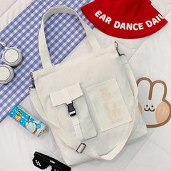 Canvas Bag Large-capacity Messenger Bag Casual Shoulder Bag