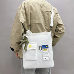 Canvas Bags Female Student Handbags Book Bags Style Large-capacity Messenger Bag